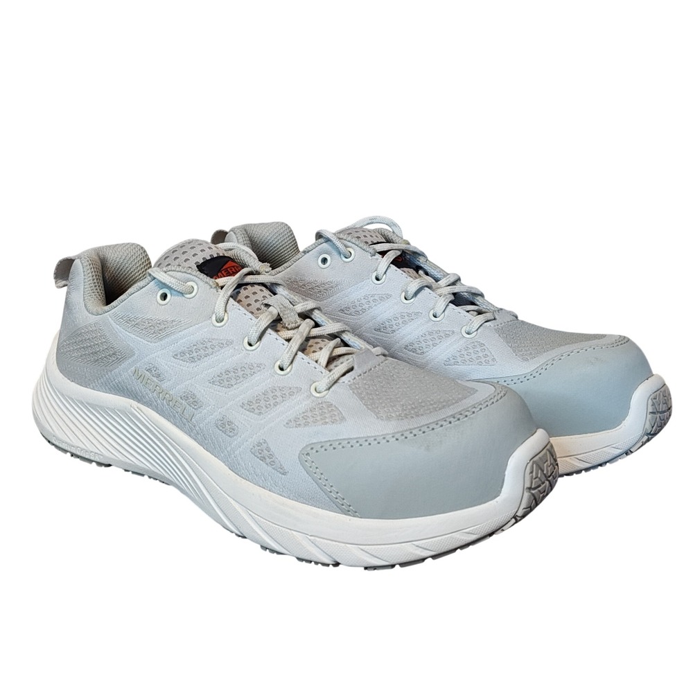 Merrell Antora 3 Work Sneakers Men's 8.5 Gray Composite Toe Slip Resistant